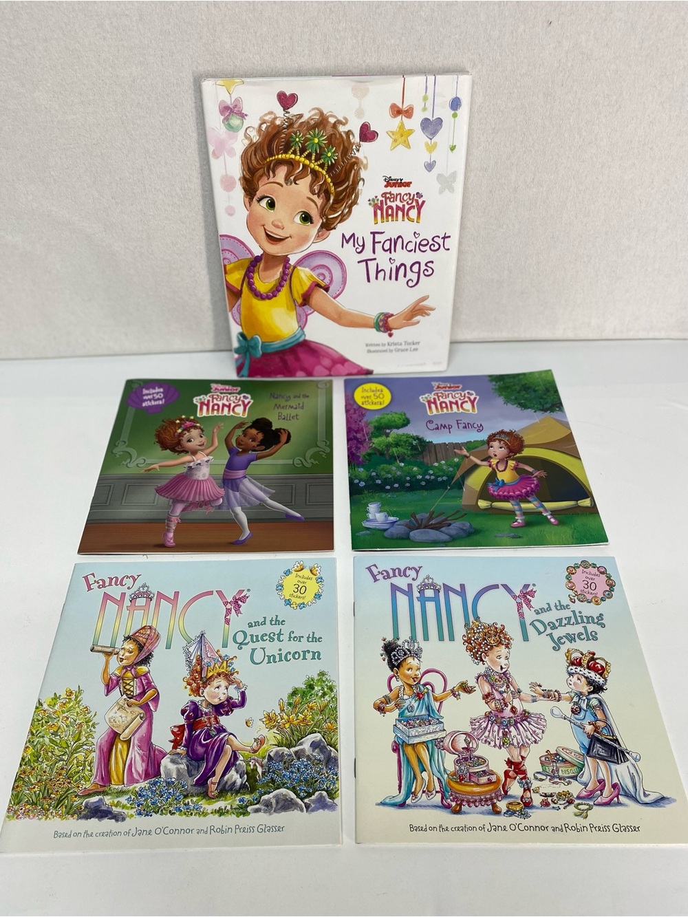 Disney Junior Fancy Nancy Storybooks Adventures Lot 5 No Stickers Young Readers